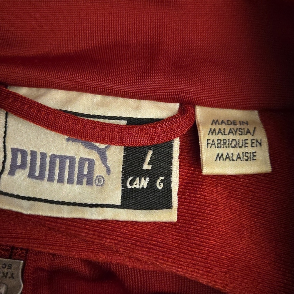 Puma Red Track Jacket - Picture 7 of 7